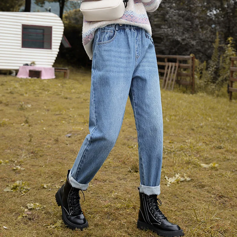 

NEW Vintage High Waist Straight Jeans Pant for Women Streetwear Loose Female Denim Jeans Buttons Zipper Ladies Jeans 20119929
