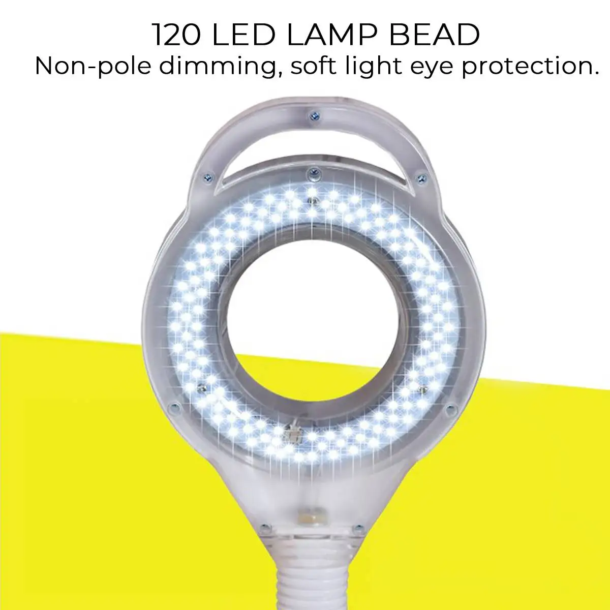 

Pro 8x Diopter LED Magnifying Adjustable Glass Len Floor Stand Lamp Magnifier Facial Light For Beauty Salon Nail Tattoo 220V