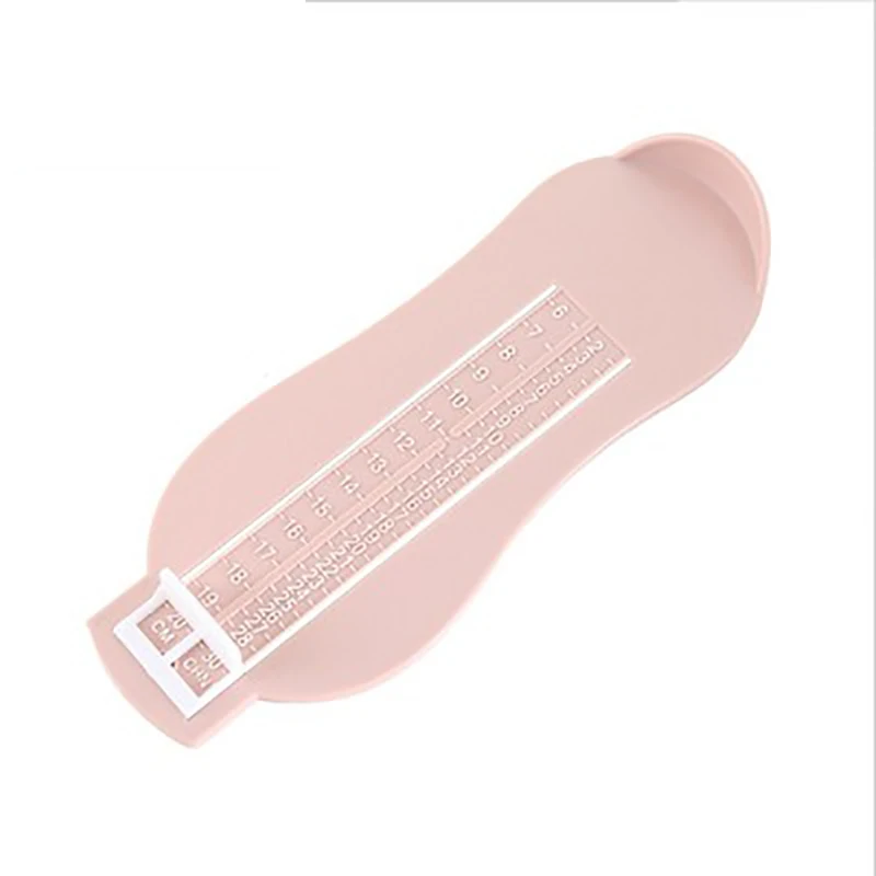 light pink Детская линейка для ног, устройство для измерения длины стопы, детская обувь, калькулятор для детей, обувь для младенцев, инструменты для измерения - Цвет: light pink