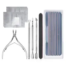 Профессиональный маникюрный набор пилочка для удаления ногтей Tinfoil ножницы для омертвевшей кожи