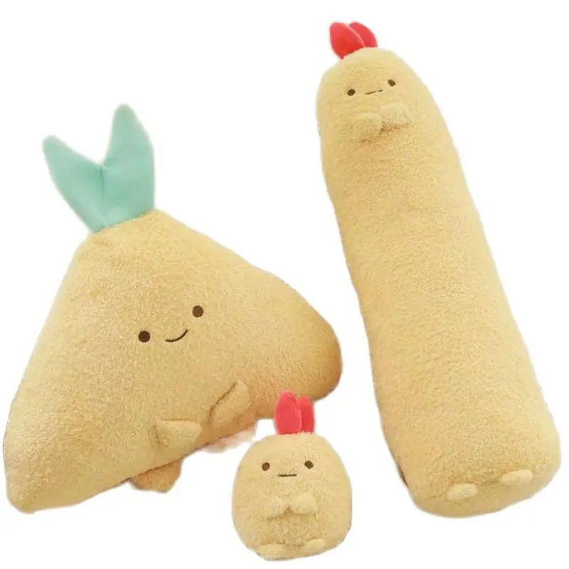 Shrimp Tempura Long Body Stuffed Japan Anime Doll Shrimp Fried