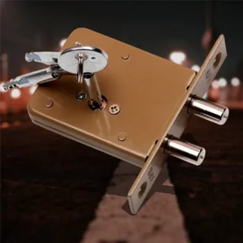 

1pc 40mm Double Lever Mortise Lock Anti-Theft Lock Invisible Door Lock Indoor Home Security Invisible Door Lock