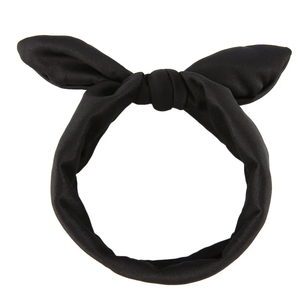 

Rabbit Ears Cotton Headbands Knotted Stretchy Printed Hairband Newborn Headband Kids Hair Accessories