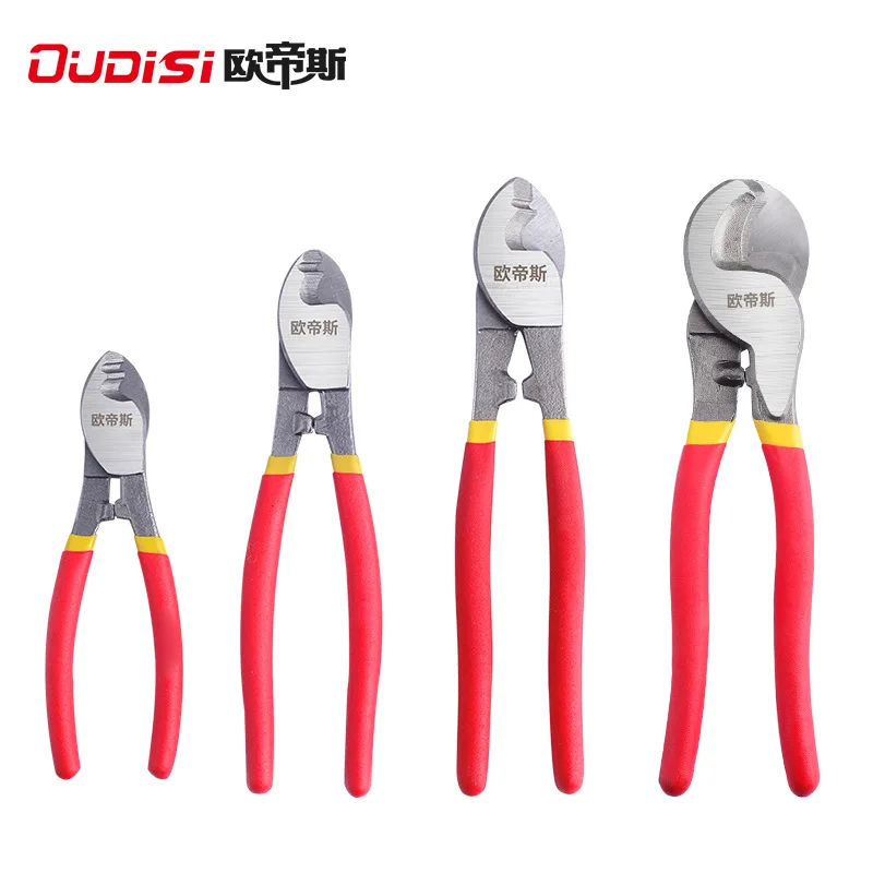 

Oudisi Cable Clamp 6-Inch 8-Inch 10-Inch Big Head Cable Cutter Manual Cable Cutter Electrician Wire Cutter Light Shear