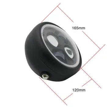 

1* Motorcycle Headlight 6.5In LED Motorcycle 12V DC 1pcs 1pc Headlight