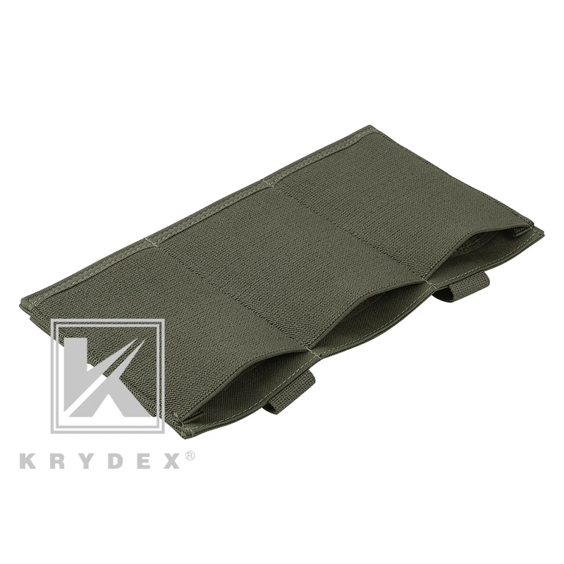 KRYDEX Тактический тройной журнал кобура для спорта на открытом воздухе MOLLE высокое Скорость тройной с открытым верхом 5,56 винтовка, подсумок быстро рисовать MOLLE/PALS кобура