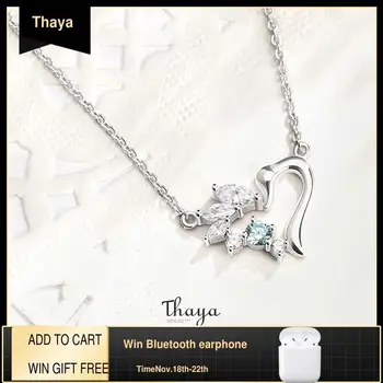 

Fairy Tale Series Thaya Silver Solid S925 Choker Necklace For Women Pendant Nacklace подвеска Party Gift Silver Fine Jewelry