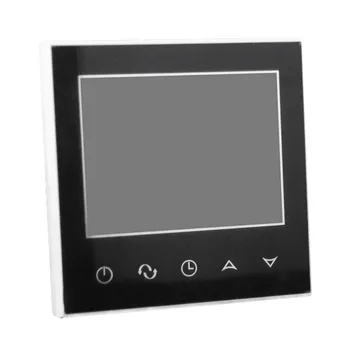 

Hotel Floor Programmable Temperature Controller Smart Thermostat Electric Heating Bedroom High-power LCD Display Touch Screen