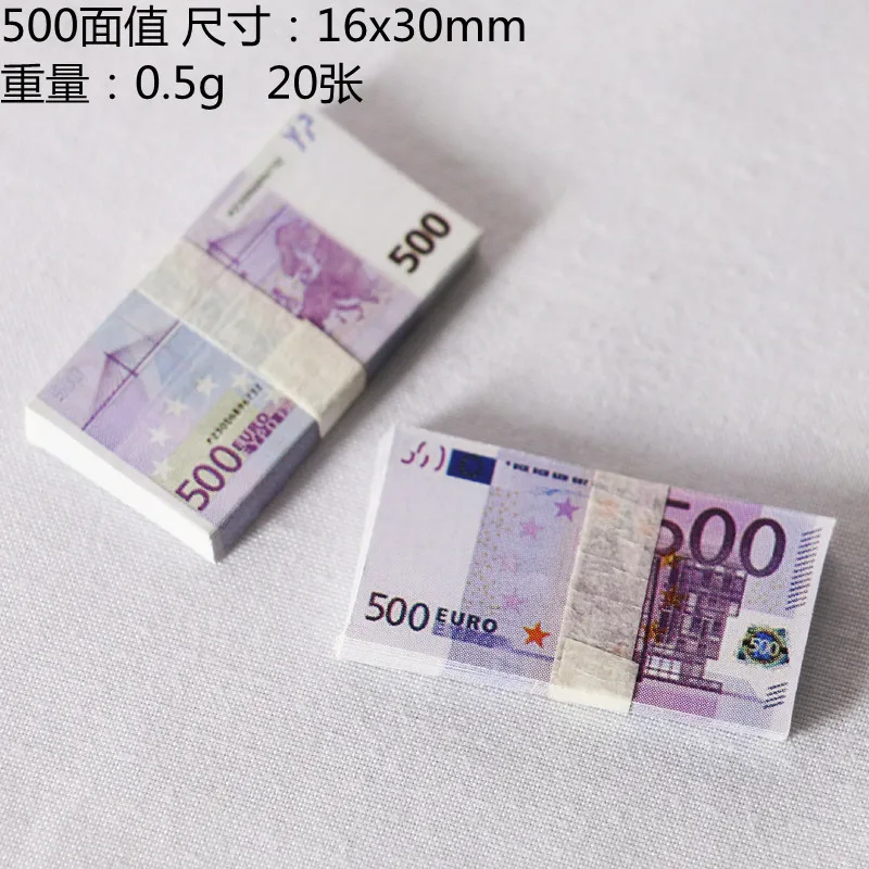 5 Bundles Mini Dollars Money Miniature Banknotes Children Toys Gifts Dollhouse Miniature Accessories miniature ornament miniature figurines