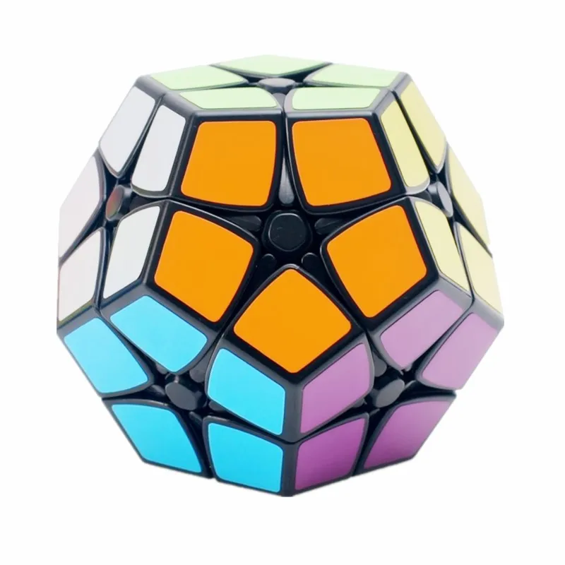 Черный ShengShou Twelve Surface Body 2-Order 5 магический куб скоростная игра-головоломка кубики Развивающие игрушки для детей - Цвет: Черный