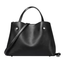 Новинка, женские сумки из натуральной кожи, сумки для девушек, вместительные женские сумки через плечо, повседневная сумка-тоут, цвета хаки, красный