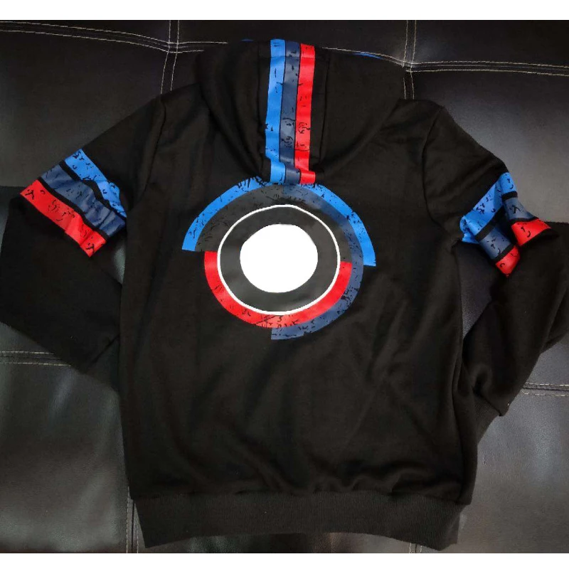 

2020 Unisex Motorcycle Hoodie For BMW Sweatshirt Casual Sportswear Windproof Coat Motorrad Racing Team Zip Up Sweat Men's Black