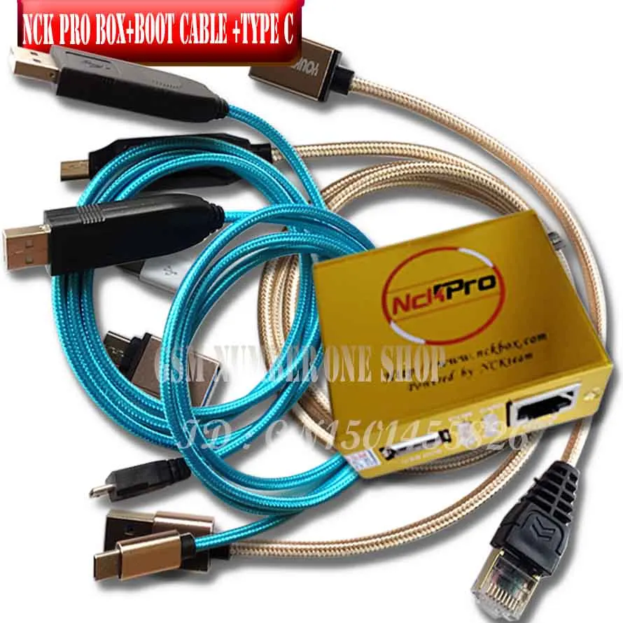 nck pro box + umf all in 1 cable + type c 2 in 1 cable- GSMJUSTONCCT-E