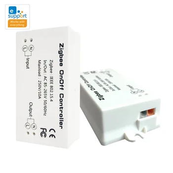 

Zigbee Smart Switch On/Off Controller Wireless Smart Home Automation Works With Echo SmartThings Zigbee HA HUB Voice Pairing