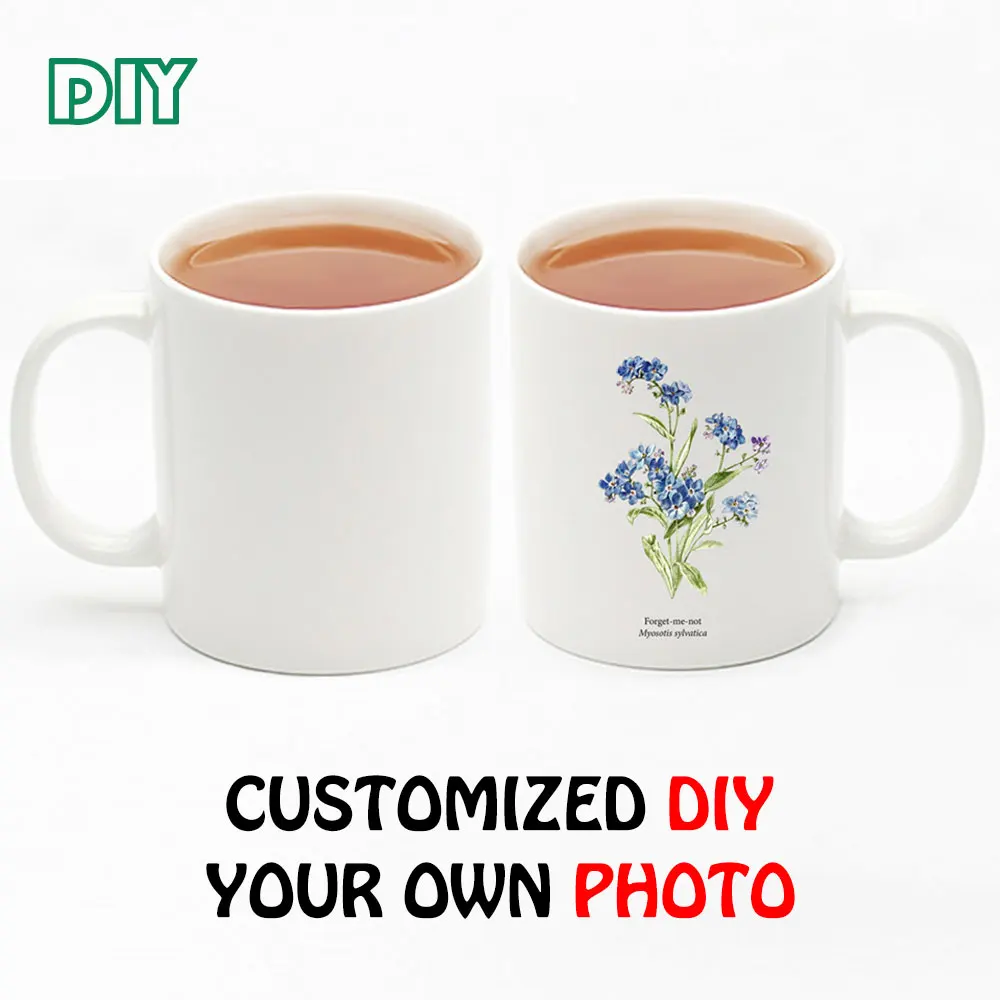 Customized 11oz bone china ceramic coffee mug for sublimation logo printing | Дом и сад