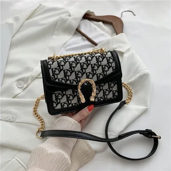 

New small women leather bag messenger bag 2020 new fashion bag wild ins single shoulder organ small square