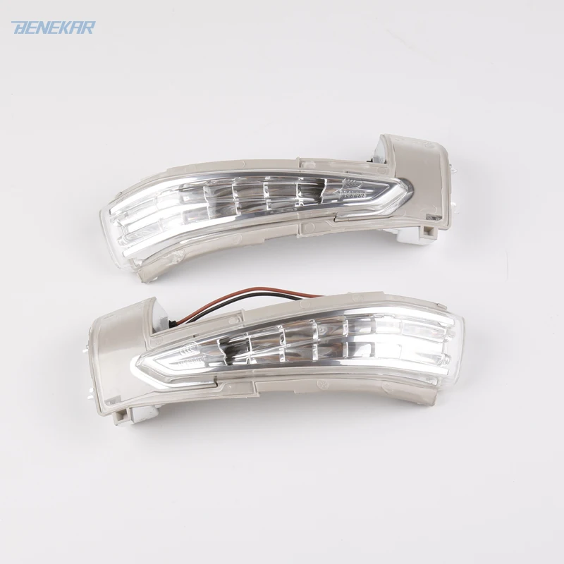 

Benekar Rear View Mirror Turn Signal Light Rearview Side Lamp with Led Bulbs for Peugeot 508 2012-2016 308 2012-2014