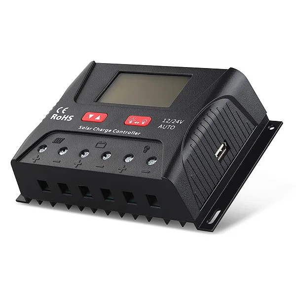 30A 40A 12V 24V автоматический контроллер солнечного зарядного устройства литиевая батарея HP2430 HP2440 контроллер зарядного устройства для аккумуляторов
