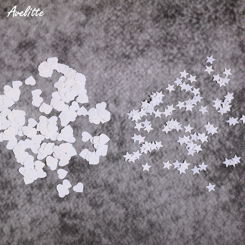 

Avelitte Style Nails Beautiful Wedding Nails Sequins Glitter Stars Love Nail Accessories Phototherapy Nail Decoration