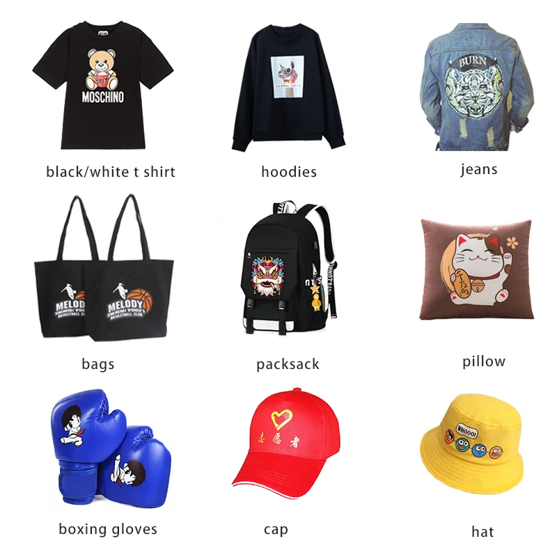 Punehod A3 DTF Thermal Transfer Printer Automatic Pre-heating DIY T Shirt Printing Machine Heat Press Textile Tool For Business