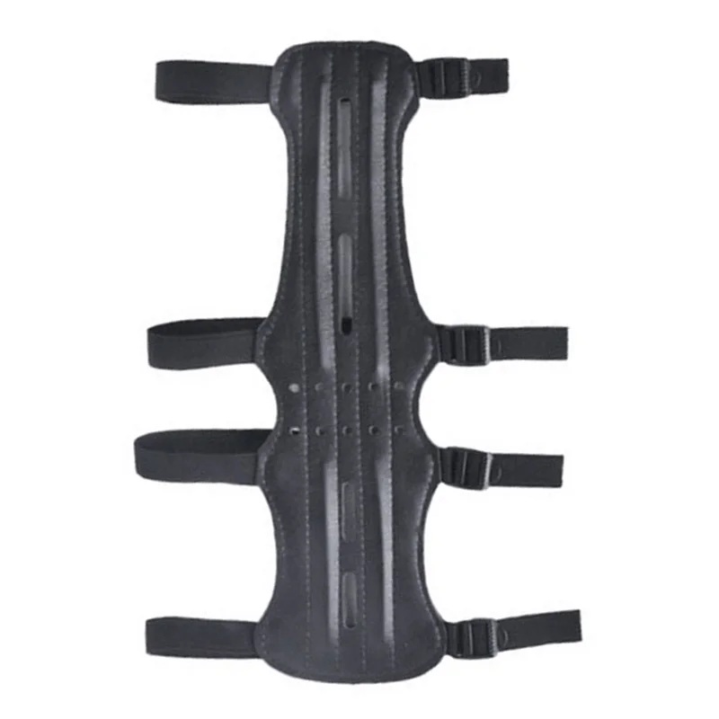 

Outdoor Adjustable Archery Arm Guard Forearm Bicep Bow 4-Strap Glove Protector for archery beginners and training practice