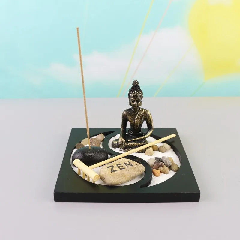 Горелка для благовоний в виде лотоса статуя Будды горелка Zen медитация