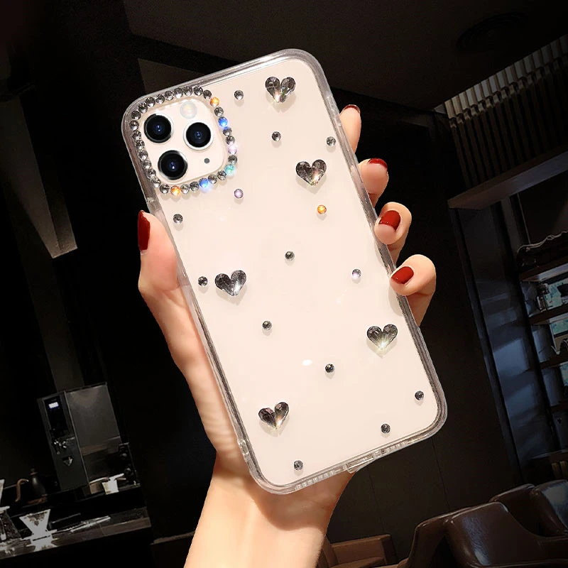

For Huawei Mate 40 30 20 10 9 RS Pro Lite Clear Soft Silicone Diamond Phone Case Cover For Huawei Y9 Y7 Y6 Y5 Prime 2018 2019