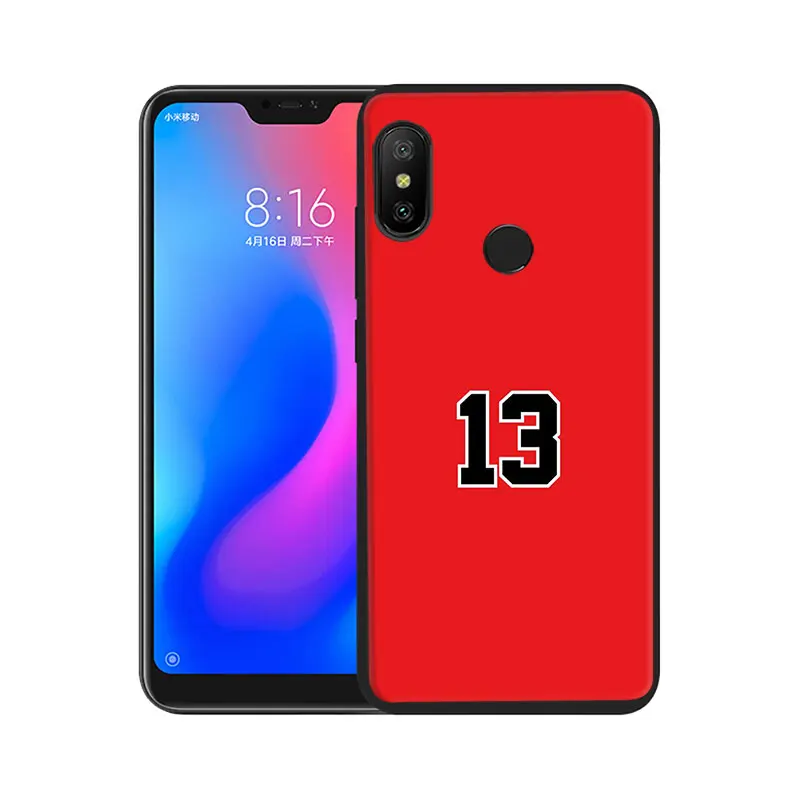 Забавный Мягкий ТПУ чехол для телефона с номером баскетбола для Xiaomi Mi 8 9 SE A2 Lite 6 A1 2s Max 3 F1 9T CC9e A3 pro