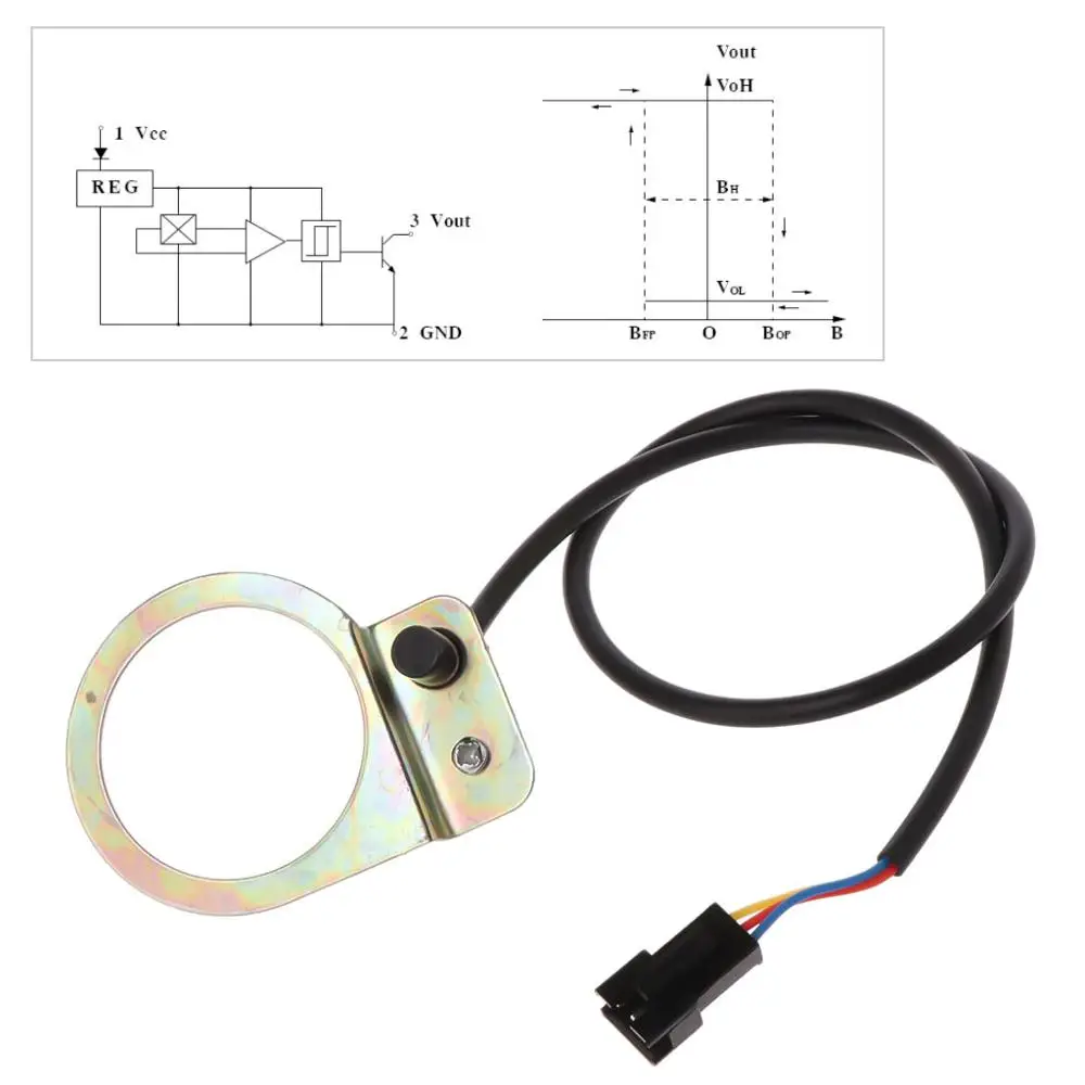 Excellent Pulse Vehicle Power Assist Sensor E-Bike Lithium Battery Electric Bicycle Booster Standard 5 Magnetic 35cm Line Length 5 Excellent Pulse Vehicle Power Assist Sensor E-Bike Lithium Battery Electric Bicycle Booster Standard 5 Magnetic 35cm Line Length 5