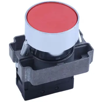 

22mm NC N/C Red Sign Momentary Push Button Switch 600V 10A ZB2-BA42 red