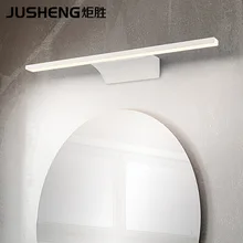 Ju sheng New Style LED Mirror Front Light Minimalist Modern Bathroom Light Waterproof Fog Stainless Steel Bathroom Light