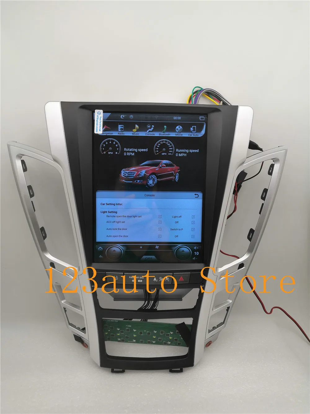 10,4 ''Tesla Стиль Android 8,1 автомобиля DVD gps плеер радио навигации для Cadillac CTS 2007 2008 2009 2010 2011 2012 PX6 carplay