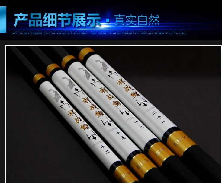 Pólo de Fibra Telescópica Carbono 5.4 6.3 Modelo Superhard Ultraleve Longa Seção Taiwan Carpa Vara Pesca 3.6 m 4.5 29 High Quality Esporte e Lazer