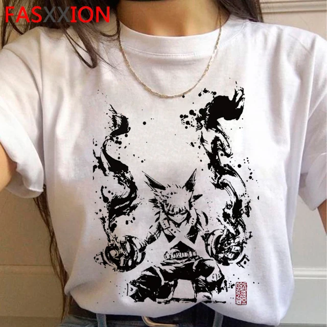 My Hero Academia Bakugou T-shirt Men Cute Anime Boku No Hero Academia T Shirt Cool Todoroki Graphic Tshirt Hip Hop Top Tees Male 49095