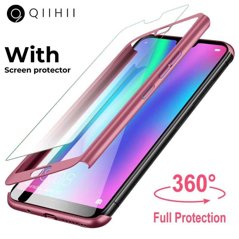 

QIIHII Full Protective Phone Case For Huawei P20 P30 P30 Lite Pro Nova 3 Luxury Shockproof Case For Huawei Honor 8X 10 Lite