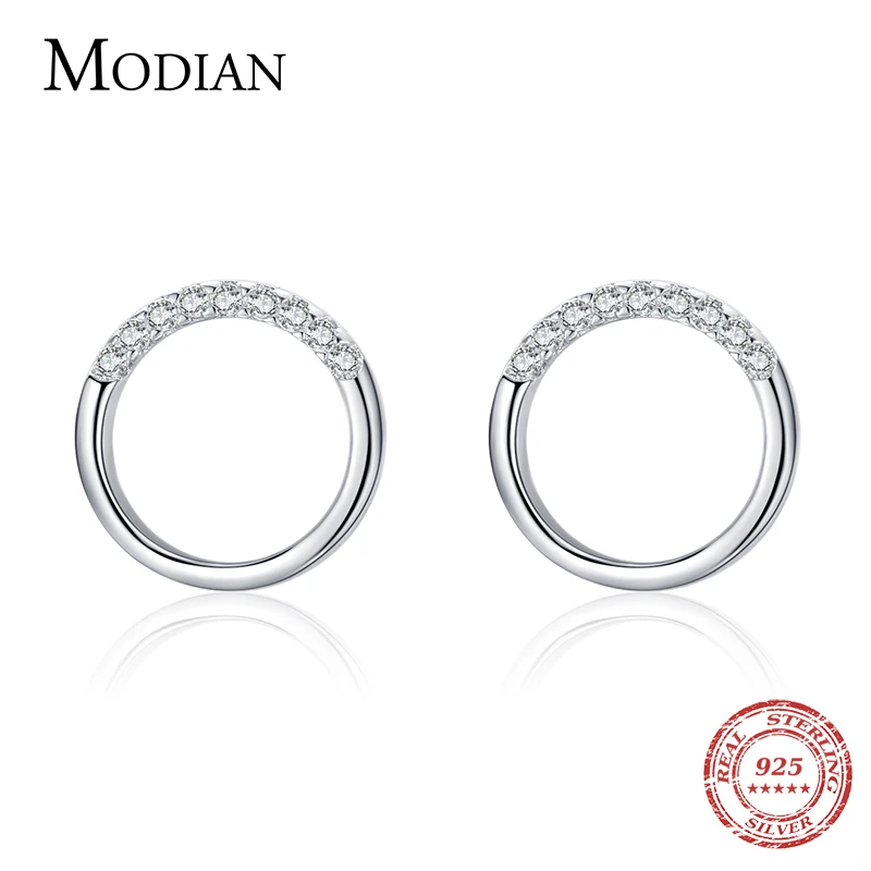 Modian-Corações Claras CZ Brincos Turquesa para Mulheres, Casamento Simples Joias Finas, 100% Prata Esterlina 925, Moda, 32 Estilos