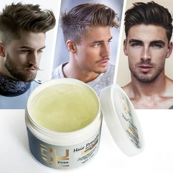

New Strong Hold Hair Gel Wax For Hair Men Long lasting Strong style restoring Hair wax oil wax mud For Hair Styling 120mlfafa