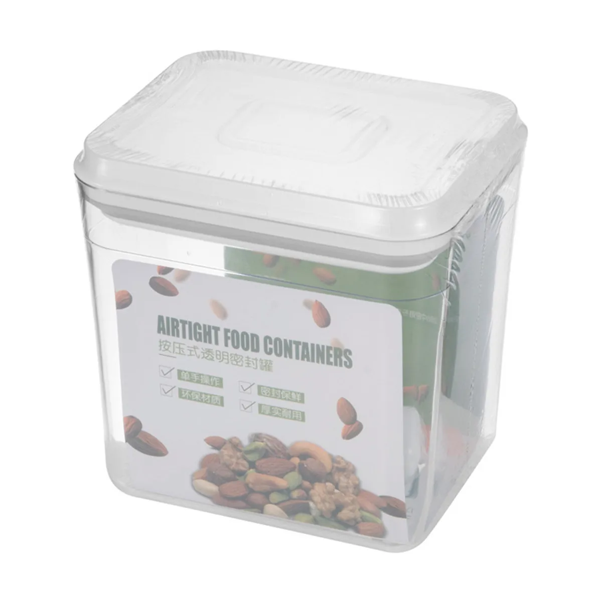 Домашняя прозрачная коробка для хранения Melkpoeder 1000 мл/1700 мл/2300 мл дозатор еды детский молочный горшок для пудры контейнер ABS+ AS+ силиконовая герметичная коробка