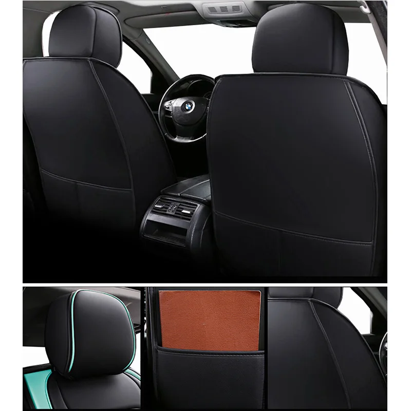 (Front+Rear) 5 seat covers auto For Renault kangoo kaptur koleos laguna 2 latitude logansaab 93 95 