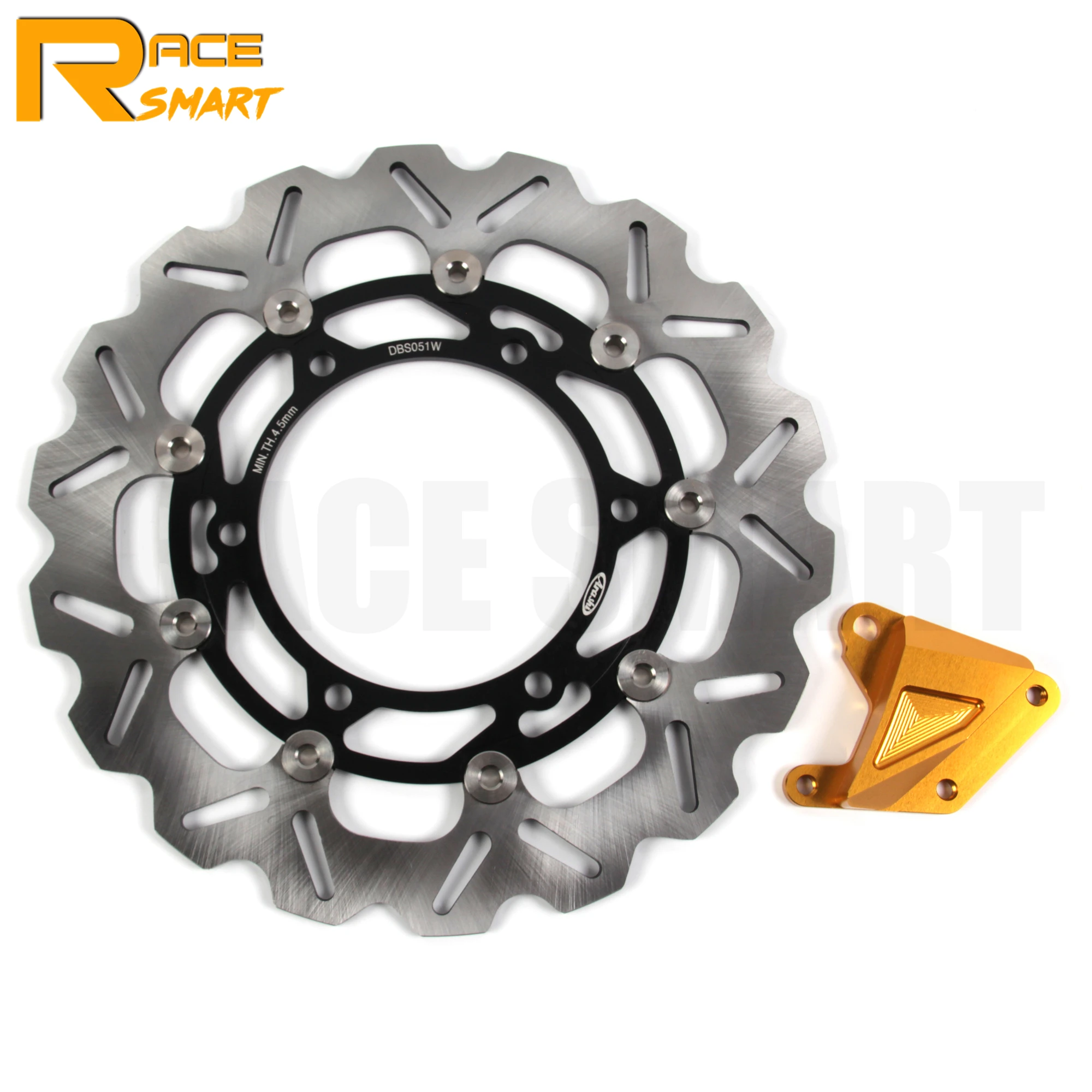 Rider Мотоцикл CNC передний задний тормозной диск для KAWASAKI NINJA 250 R 250 2008-2011 плавающие мотоциклы тормозные роторы 2009