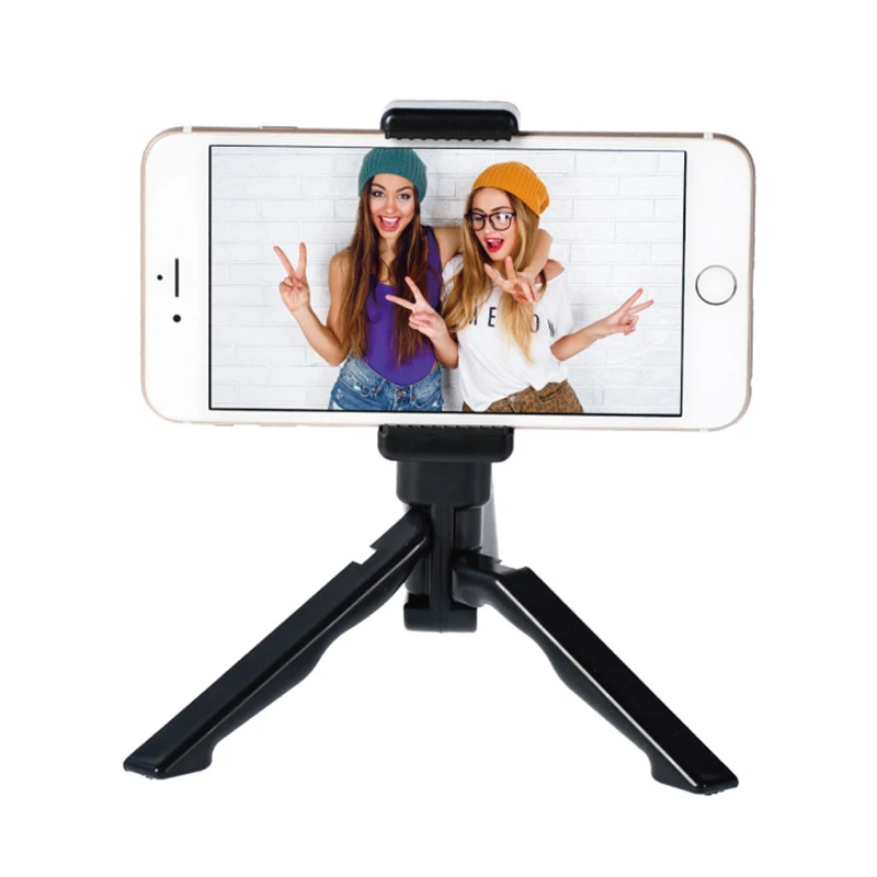

Phone Camera Tripod Clip Adjustable Portable Bracket for Selfie Live Broadcast OUJ99