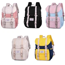 Школьный рюкзак 15,6 дюймов, женская сумка через плечо, мужская повседневная школьная сумка для девочек-подростков, рюкзак для ноутбука, модный рюкзак Mochila высокого качества