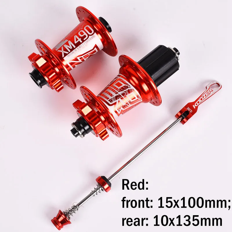 Koozer XM490 ступицы герметичные 4 подшипника MTB горный велосипед ступица задняя 10*135 мм QR 12*142 мм через 32 отверстия дисковый тормоз велосипедная ступица