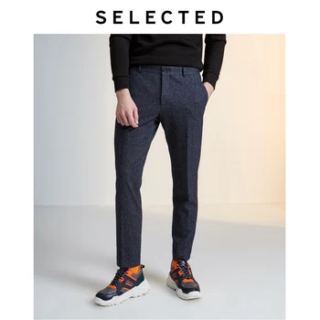 

SELECTED Men's Slim Fit Herringbone Business Casual Suit Pants B|419418505