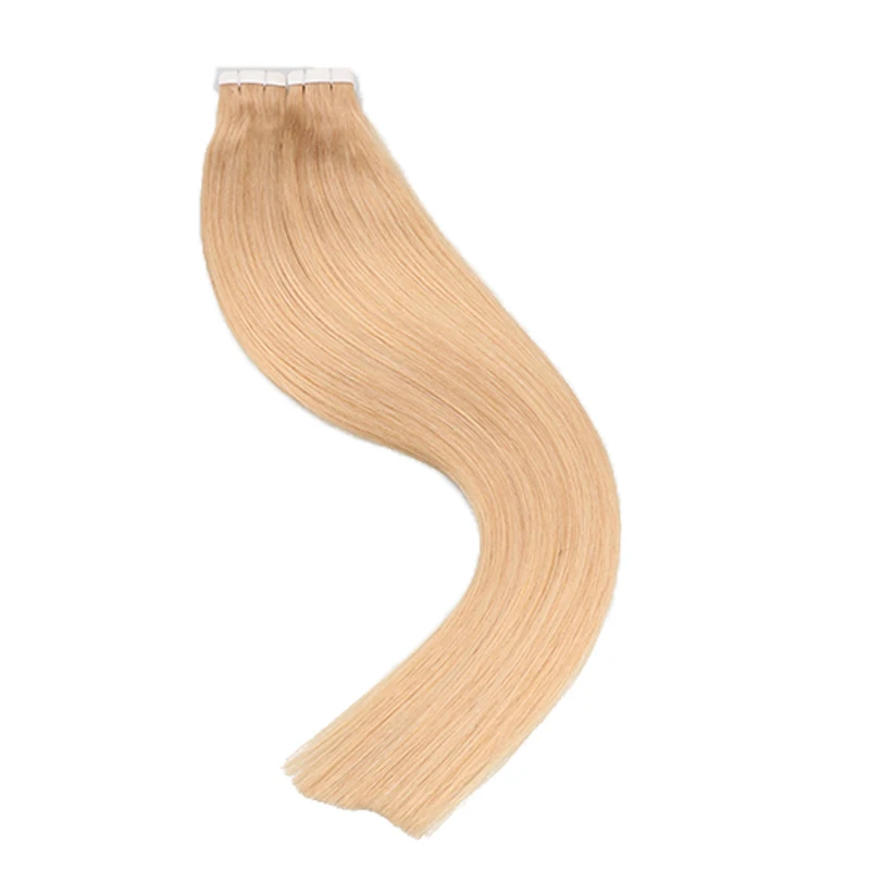 Sindra tape hair extensions human Machine Remy Straight On Adhesive Invisible Skin Weft tape in human hair (1)