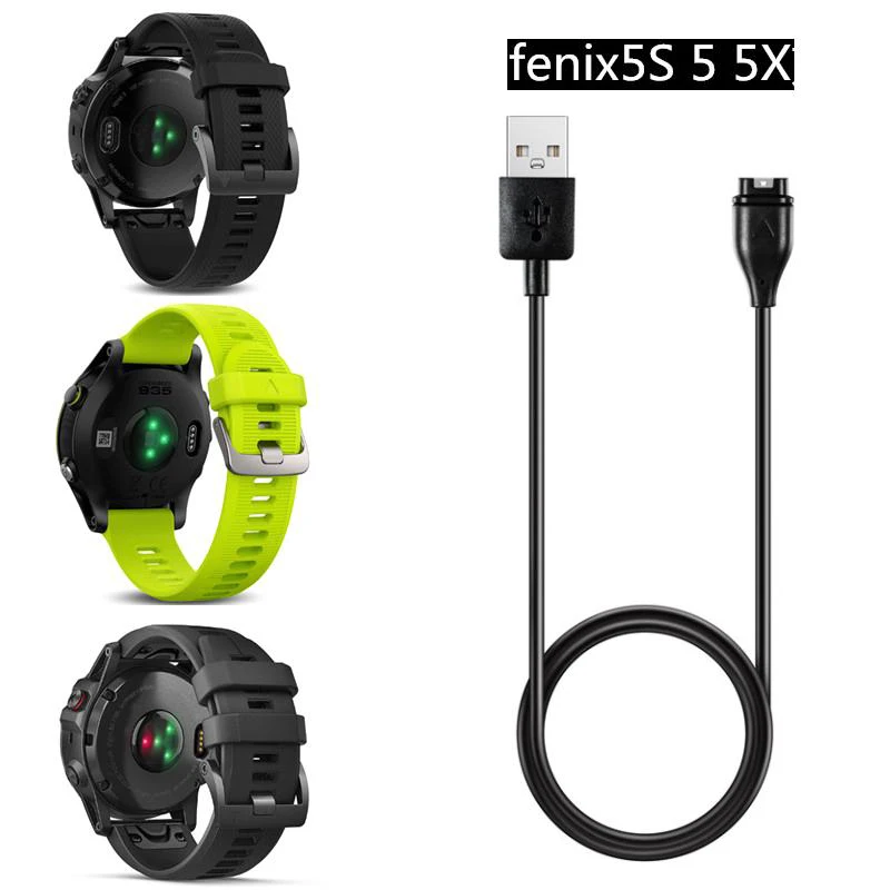 100 шт зарядное устройство для часов s для Garmin Fenix 5/5S/5x Plus Замена беспроводной быстрой зарядки источник питания Зарядное устройство Док-станция Прямая поставка