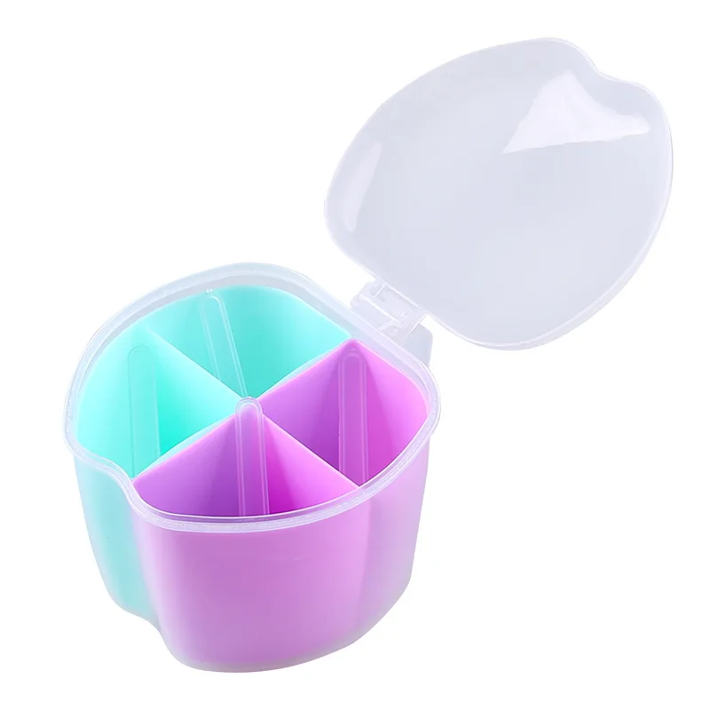 Креативная кухня с ложкой контейнер для хранения приправ тремя или четырьмя отделениями коробка специй