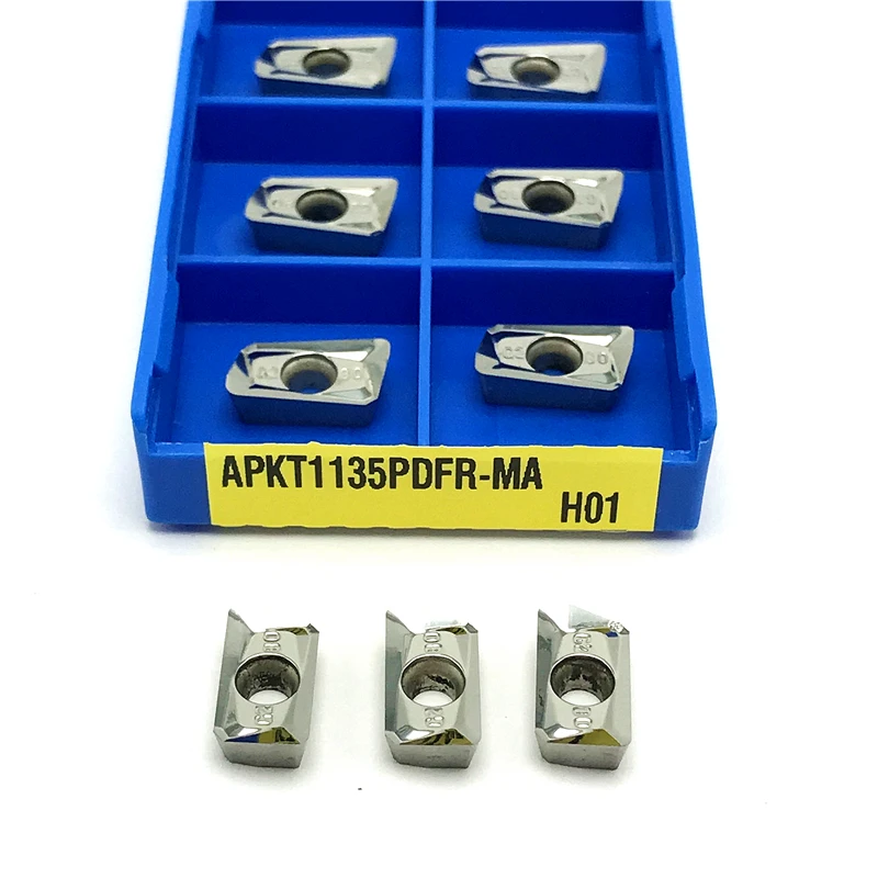 

APKT1135 PDFR MA H01 фрезерный токарный инструмент Алюминиевый режущий инструмент индексируемая вставка токарные инструменты с ЧПУ APKT 1135 Алюминиевая Вставка
