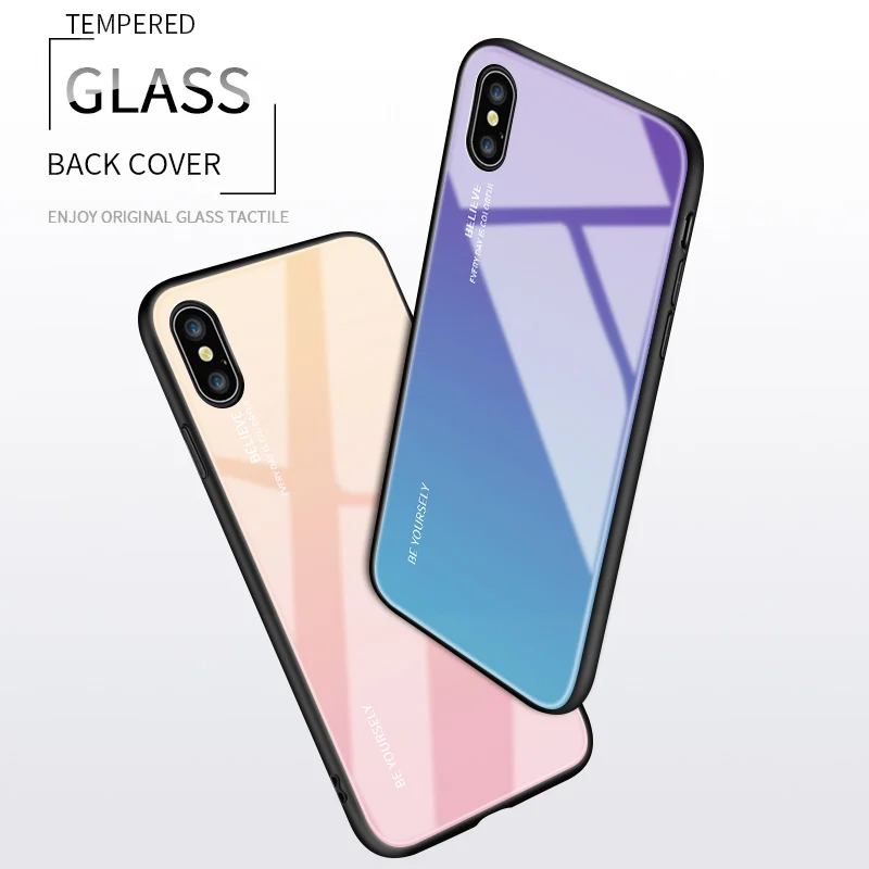 Для OPPO A52 A72 A92 A31 A9 2020 A12 Роскошный чехол Аврора Радуга градиентная серия