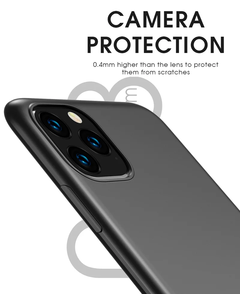 X-Level Мягкий силиконовый чехол для iPhone 11 Pro Max X Level Ультратонкий матовый ТПУ защитный чехол